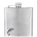 Salmon 6oz Stainless steel Hip Flask