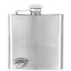 Fly fishing Hook 6oz Stainless steel Hip Flask
