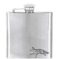 Fox 6oz Stainless steel Hip Flask