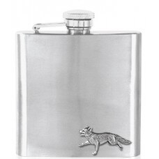 Fox 6oz Stainless steel Hip Flask