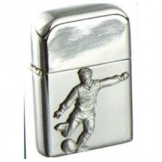 Personalised Soccer Wind Proof Storm Petrol Lighter Engraved Free