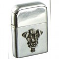 Personalised Welsh Feathers Wind Proof Storm Petrol Lighter Engraved Free