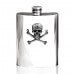 Skull and Crossbones 6oz Pewter Hip Flask