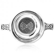 Pewter Wedding 'To Love and Cherish' Quaich