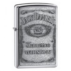 Personalised Jack Daniels Chrome Genuine Zippo Lighter