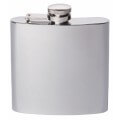 Engraved Hip Flask Captive Lid 6oz Polished