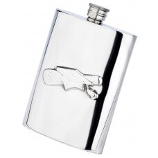 Graduation 6oz Pewter Hip Flask