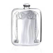 Personalised Mackintosh 6oz English Pewter Hip Flask