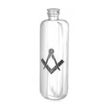 Personalised 3oz Masonic Pewter Top Pocket Flask