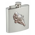 Personalised 6oz Super Bike Stainless Steel Hip Flask