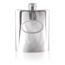 Personalised 6oz English Pewter Hip Flask 