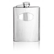 Personalised 6oz Ribbed Hip Flask 