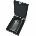 Personalised Carbon Covered 6oz Stainless Steel Hip Flask