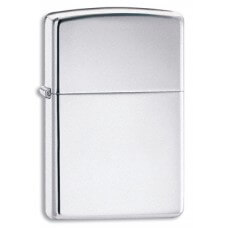 ZIPPO HIGH POLISHED CHROME LIGHTER ARMOR