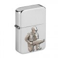 Personalised Fisherman Wind Proof Storm Petrol Lighter Engraved Free