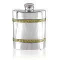 Personalised Pewter Golden Kells Hip Flask