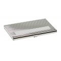 Personalised Ribbed Polished Business Card Holder