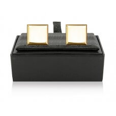 Personalised Square Cufflinks Gold Plated