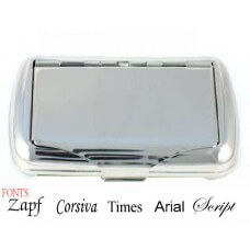 Personalised Stainless Steel Tobacco Case