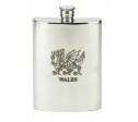Personalised Pewter Welsh Hip Flask