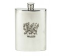 Personalised Pewter Welsh Hip Flask