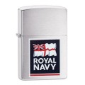Personalised ROYAL NAVY, HIGH POLISH CHROME  Genuine Zippo Lighter