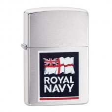 Personalised ROYAL NAVY, HIGH POLISH CHROME  Genuine Zippo Lighter